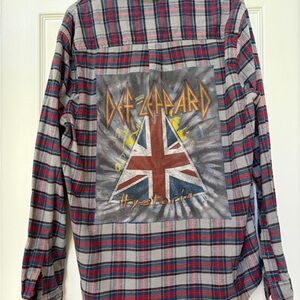DEF LEPPARD Concert Flannel